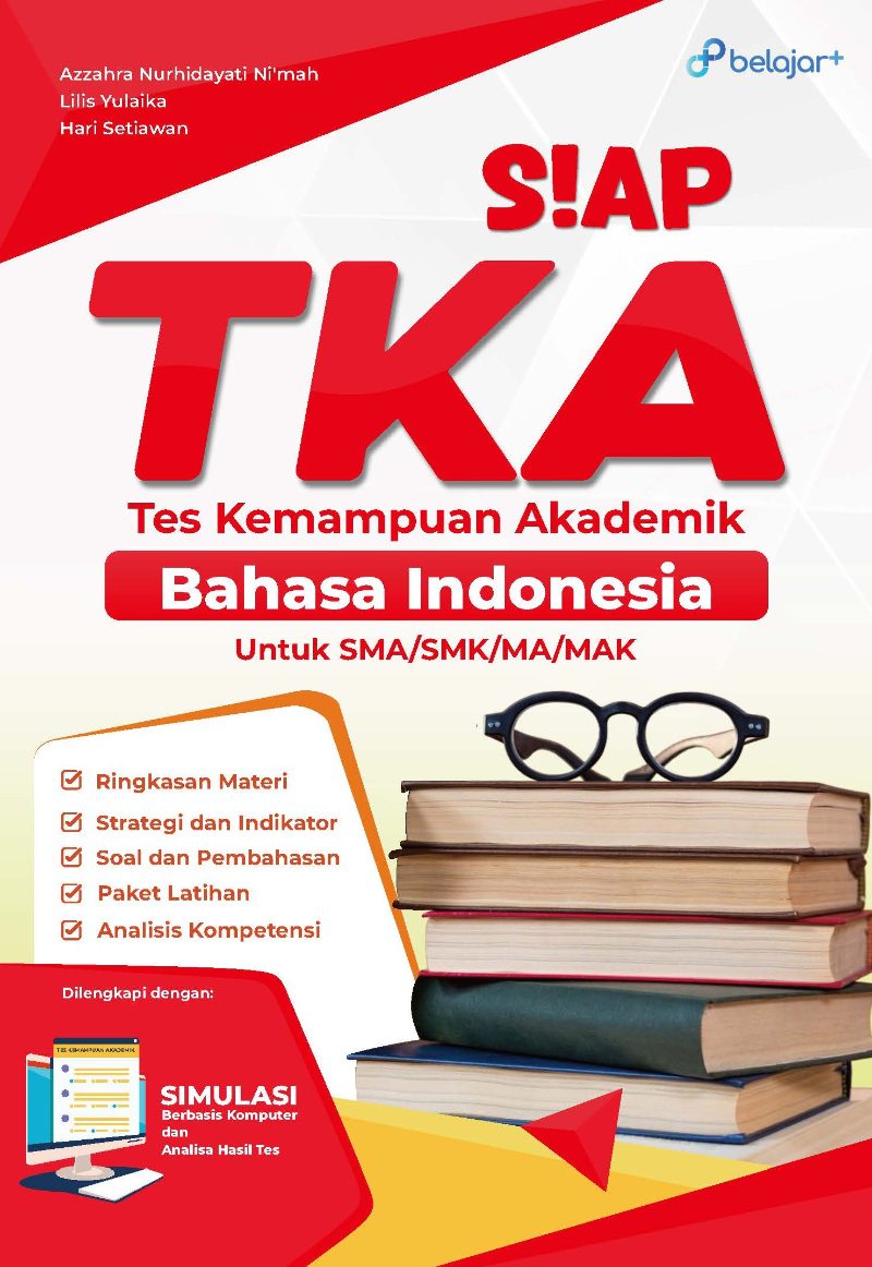 Sampul buku PS - Siap TKA Bahasa Indonesia untuk SMA/SMK